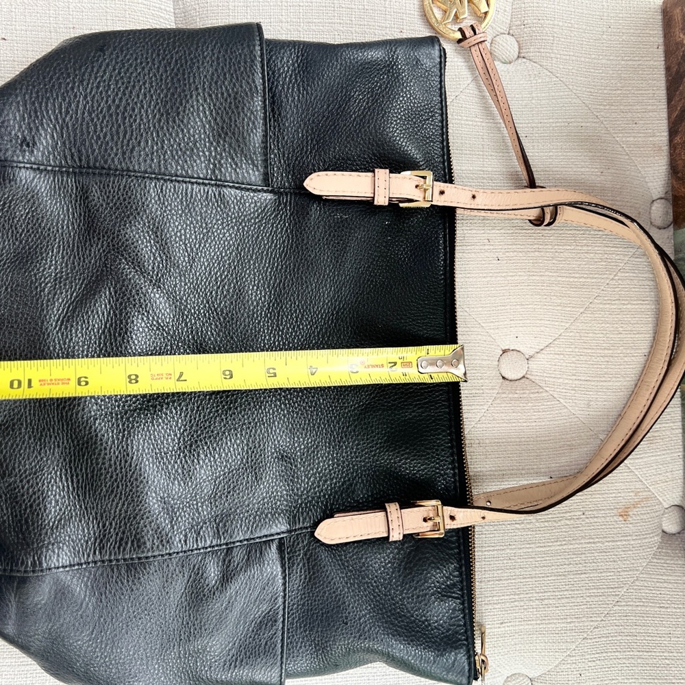 Michael Kors, Jet Set, Large Travel Tote Shoulder Bag Saffiano Leather, Black - Picture 2 of 12